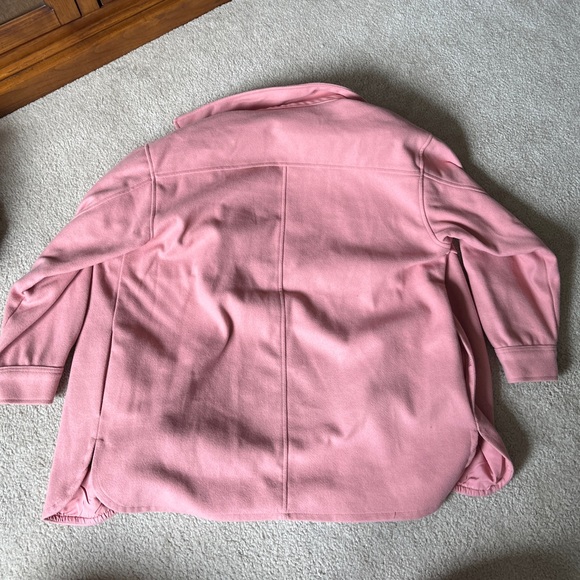 Oversized Pink Shacket from Forever 21 - Picture 2 of 6